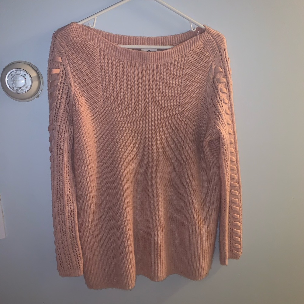 Light pink sweater!